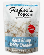 Load image into Gallery viewer, Fisher&#39;s Popcorn Aged Sharp White Cheddar

