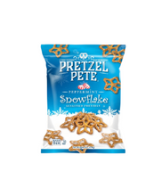 Load image into Gallery viewer, Pretzel Pete Snowflake shaped pretzels