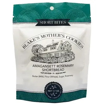 Blake's Mother's Cookies Amagansett Rosemary Shortbread Cookies