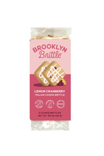 Load image into Gallery viewer, Brooklyn Brittle Lemon Cranberry Italian Cookie Brittle Bar
