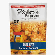 Load image into Gallery viewer, Fisher&#39;s Popcorn. Old Bay Caramel Popcorn
