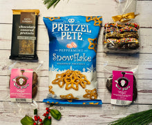 Load image into Gallery viewer, Holiday Pretzel Sampler Gift Box. Holiday Gift Box. Assortment of Pretzels
