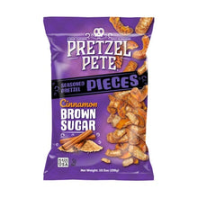 Load image into Gallery viewer, Pretzel Pete. Cinnamon Brown Sugar Seasoned Pretzel Pieces
