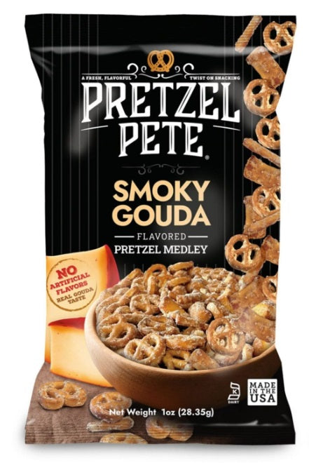 Assorted Flavor Mini Twist Pretzel Snack Bags by Pretzel Pete