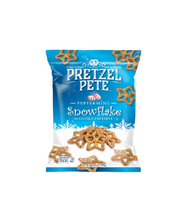 Load image into Gallery viewer, Pretzel Pete Snowflake shaped pretzels
