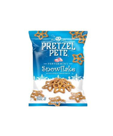 Pretzel Pete Snowflake shaped pretzels