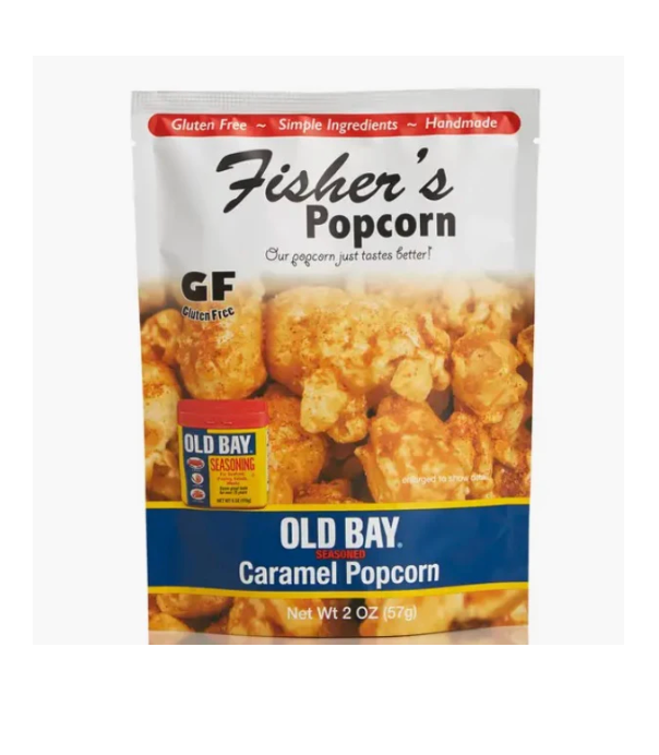 Fisher's Popcorn. Old Bay Caramel Popcorn