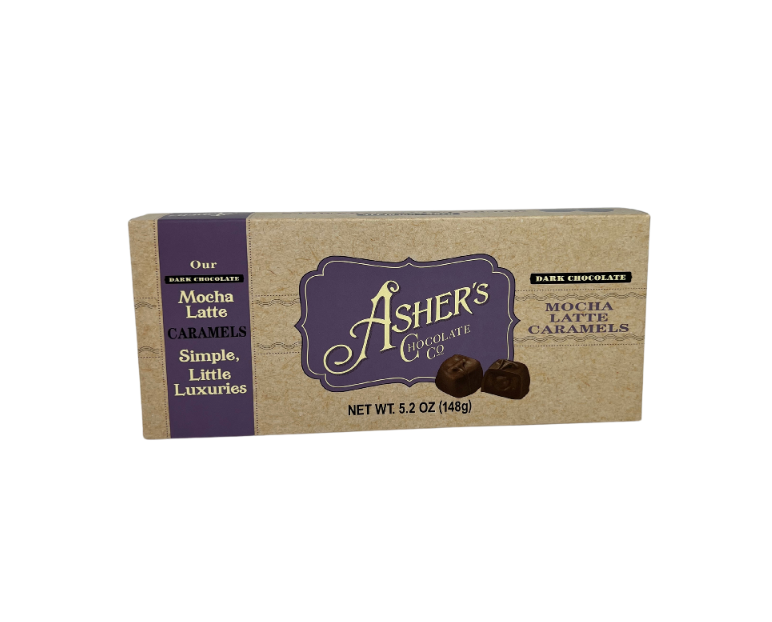 Asher's Chocolate Company. Mocha Latte Caramels