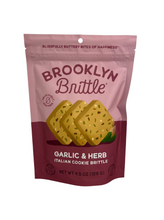 Load image into Gallery viewer, Brooklyn Brittle Pouch. Garlic and Herb Italian Cookie Brittle

