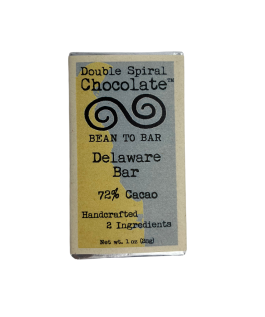 Double Spiral Chocolate. Delaware Chocolate Bar