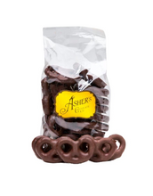 Load image into Gallery viewer, Asher&#39;s Chocolate Company. Dark Chocolate Covered Mini Pretzels

