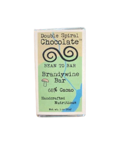 Double Spiral Chocolate. Brandywine Chocolate Bar