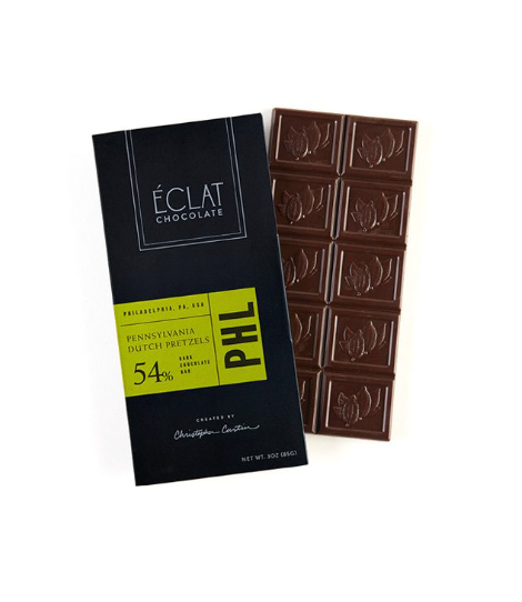 Éclat Chocolate. Philadelphia Chocolate bar.