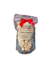 Load image into Gallery viewer, Mojo&#39;s Popcorn Company. Toffee Popcorn Snack Pouch 
