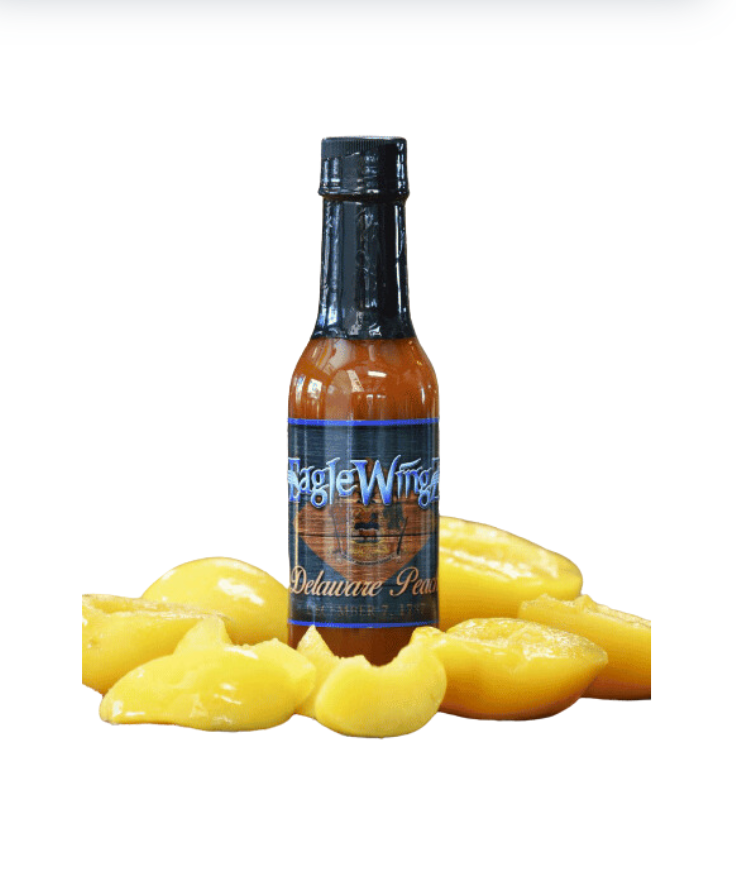 EagleWingz Hot Sauce, Delaware Peach Flavored hot sauce 