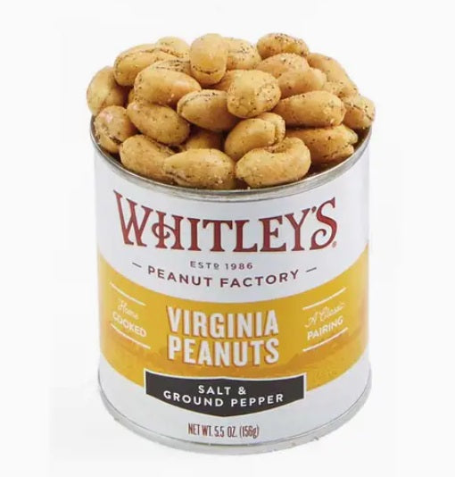 Salt & Pepper Peanuts by Whitley's Peanut Factory