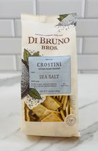 Load image into Gallery viewer, Di Bruno Bros. Sea Salt Crostini Italian Crackers Bag

