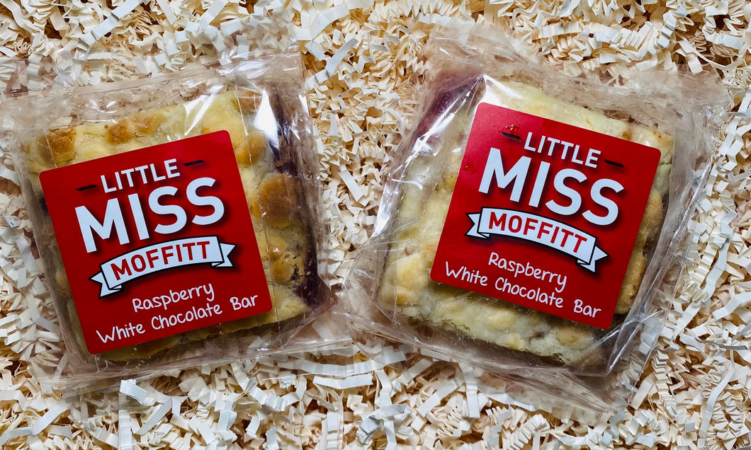 Raspberry White Chocolate Bar - Little Miss Moffitt